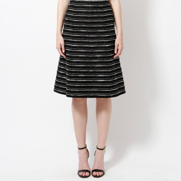 CHANEL Dresses & Skirts - Vintage CHANEL A-line tweed striped skirt (FR 40)